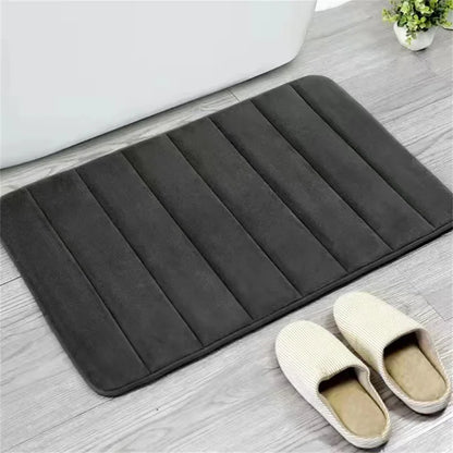 Super Absorbent Bath Mat Non Slip Rugs Bathroom Carpets Soft Memory Foam Floor Mat Bedroom Toilet Floor Shower Rug Home Decor