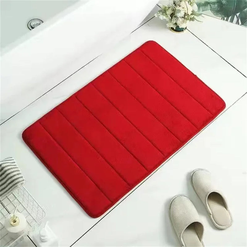 Super Absorbent Bath Mat Non Slip Rugs Bathroom Carpets Soft Memory Foam Floor Mat Bedroom Toilet Floor Shower Rug Home Decor