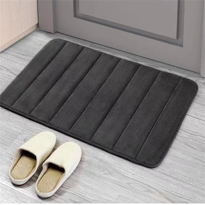 Super Absorbent Bath Mat Non Slip Rugs Bathroom Carpets Soft Memory Foam Floor Mat Bedroom Toilet Floor Shower Rug Home Decor